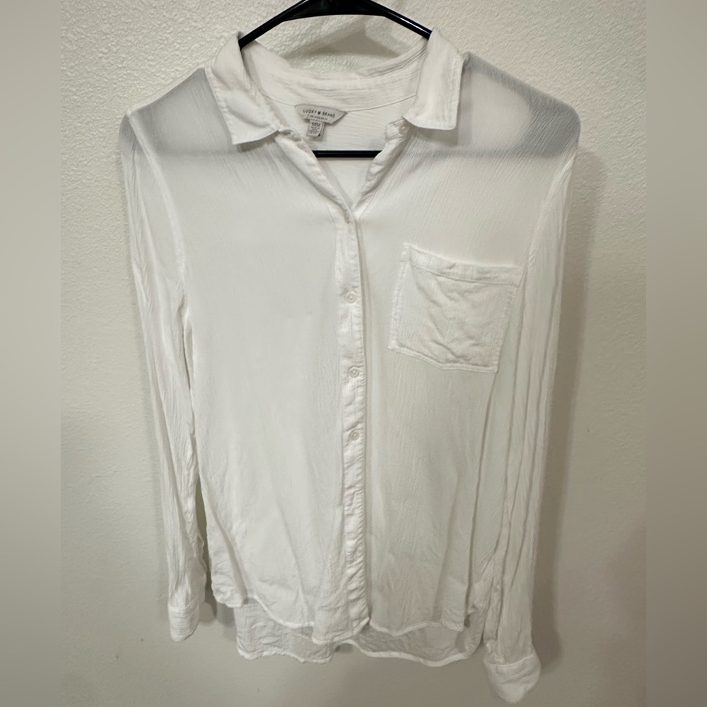 Lucky Brand Crisp White Shirt